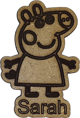 Magnet - Peppa Pig personnalisable